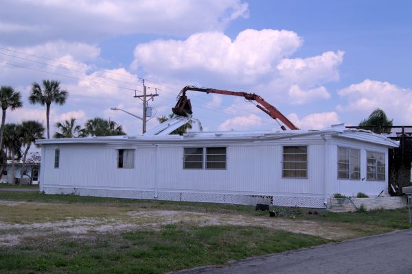 Mobile Home Demolition in Conroe