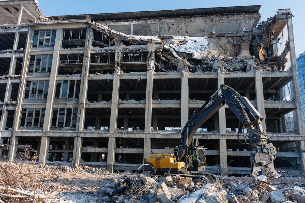Commercial Building Demolition in Conroe