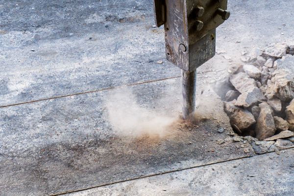 Concrete Patio Removal in Conroe